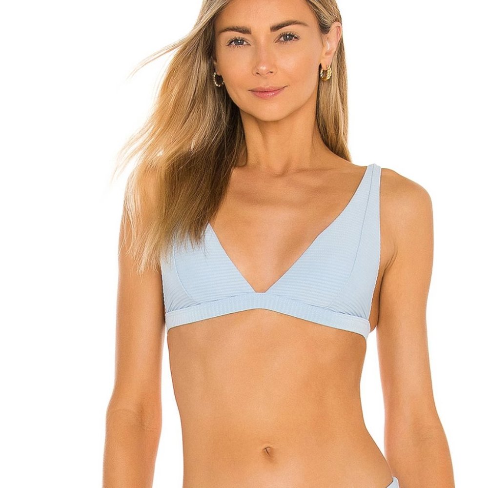 Lspace Nin Bikini Top in sky blue DD